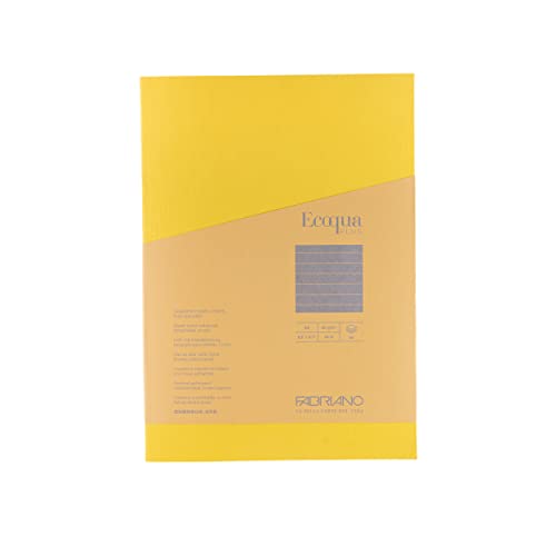 Cahier Fabriano Ecoqua Plus A4 ligné jaune au bureau ou en réunion - 3