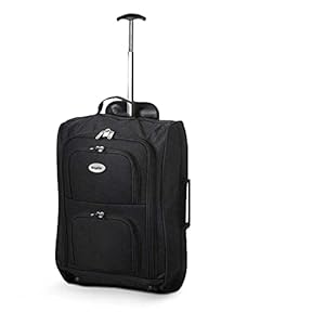 KEPLIN Cabin Approved Lightweight Travel Bag with Wheels, Hand Luggage Suitcase Trolley, Carry on Case, Flight Bag…