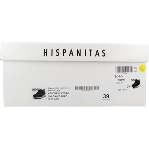 Hispanitas Para Mujer. HI254209 Zapatillas De Piel Kansas MarróN (37), Plano, 1 A 3Cm, Cordones, Casual - 9