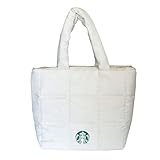 [スターバックス] スタバ トートバッグ エコバッグ 大容量 マザーズバッグ キルト ホワイト 2way 鞄 カバン ブランド