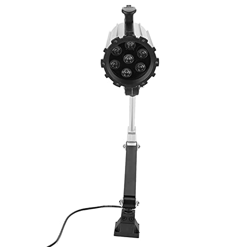 High light LED lamp chip energy saving Long Arm Worklight with Adjustable Angle 360 Degree Rotation Easy Install for Lathe CNC Milling Machine 7W 24V 6000k Color Temp