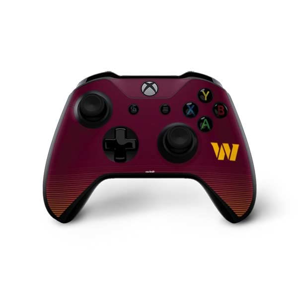 Skinit Decal Gaming Skin Compatible with Xbox One X Controller - Officially Licensed NFL Washington Commanders Breakaway Design
