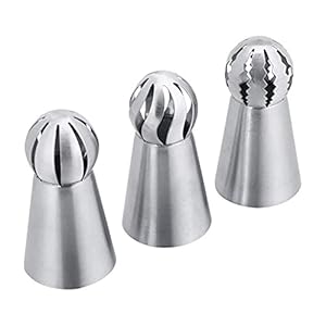 1PC / 3 PCS Torch Russian Flower Icing Piping Nozzle Tips Sphere Ball Cake Decoratie Keuken Gebak Cupcake Bakken Gebak…