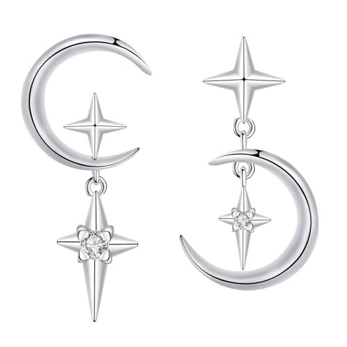 Boucles d'oreilles pendantes femme argent 925 pour look chic