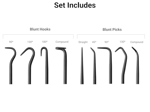Image of TEKTON Blunt Pick and Hook Set, 9-Piece | PNH90001