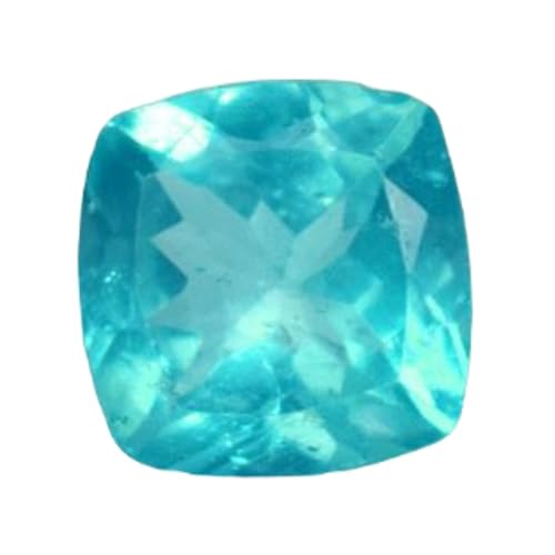 Apatite naturelle 6,93mm gemme en vrac facettée coussin pour création bague et pendentif