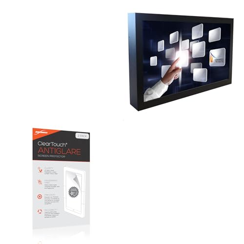 BoxWave Screen Protector Compatible With Distec BLO-Line 31.5 VideoPoster (31.5 in) - ClearTouch Anti-Glare (2-Pack), Anti-Fingerprint Matte Film Skin