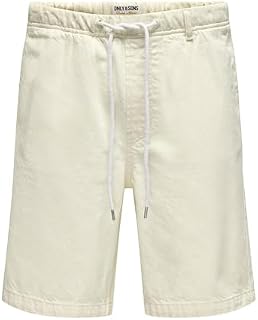 Only & Sons Onsfade Strings White 4160 DNM Shorts