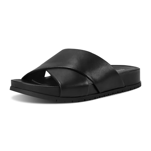 Rockport Women's Leia, Black Leather, 8 Medium