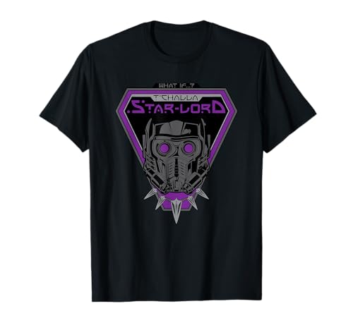 Marvel WHAT IF...? T'Challa Star-Lord Helmet T-Shirt