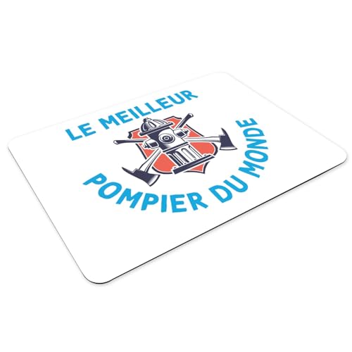 Set de table Pompier antidérapant résistant aux taches avec dessous caoutchouc blanc - 3