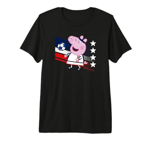 Peppa Pig France Soccer haut premium en coton doux durable