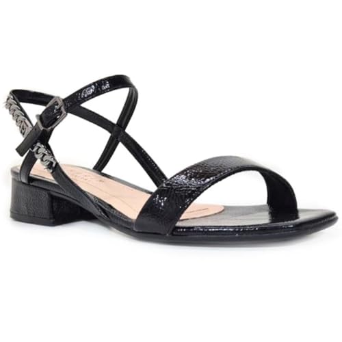 Sandália Ramarim Salto Bloco Baixo Detalhe Feminina - Preto - 36