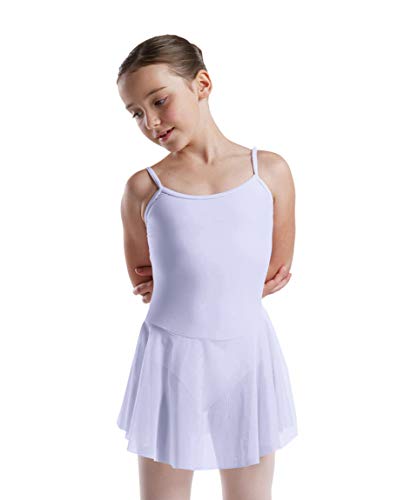 Leotard for Girls, Ballet Dancewear Camisole (4T 4-6 Years, Purple)