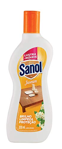 Lustra móveis Jasmim, Sanol, Laranja, 200 Ml