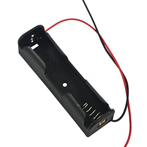 Image of 18650 Single Battery Holder with Wire Leads for Lithium Battery Pack of (5)