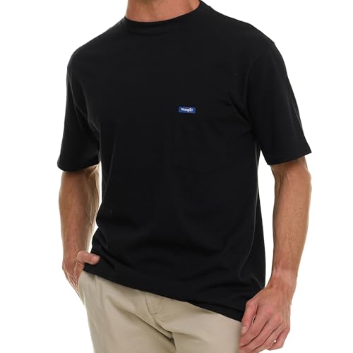 Wrangler Big and Tall T-Shirt for Men - Cotton Tee with Chest Pocket4