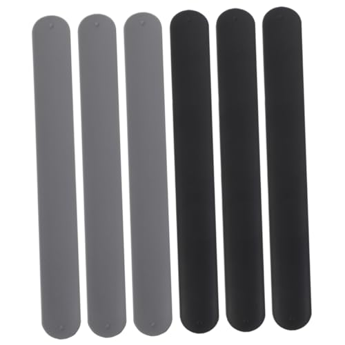 ABOOFAN Holiday Clamps for Wrapping Paper Silicone Slap Bands Wrapping Paper Strip Holder