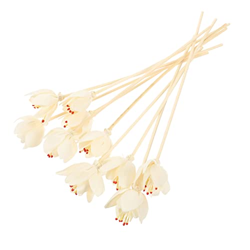 Palitos difusores aroma con flores 10 piezas