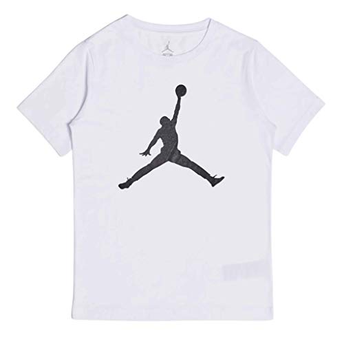 T-shirt Jordan Jumpman blanc junior idéal pour le collège et le sport