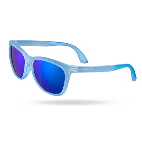 Image of TYR Women's Carolita Lifestyle Sunglasses Polarized Cat Eye, Blue, One Size