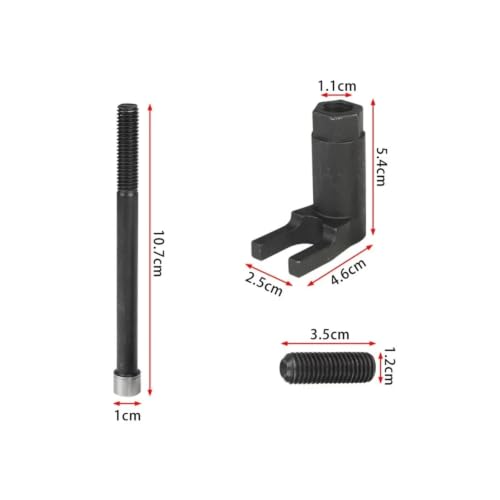 Kit extractor inyector diésel con adaptadores de acero para desmontar sin dañar 6
