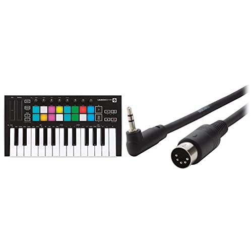 Clavier maître MIDI Novation Launchkey Mini MK3 pour composer partout en voyage