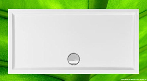 Receveur de douche 140x90 cm rectangle extra plat pour remplacement baignoire - 2