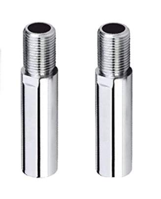 NEW WARE CP Extension Nipple Brass 4 inch (Pack of 2) Chrome