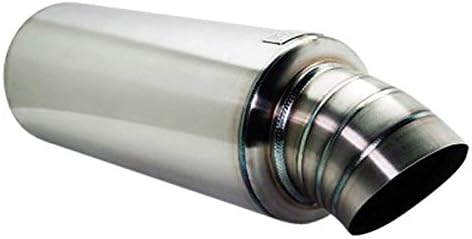 2.5" Street Muffler, with Turndown Tip
