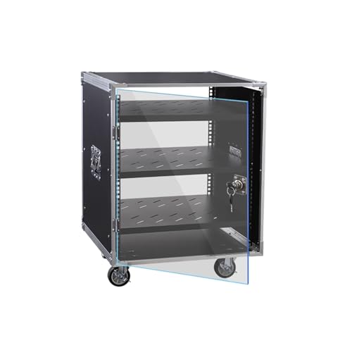 Estante de audio estéreo de esquina para reproductor de discos, consola multimedia, almacenamiento de componentes AV, muebles de audio modernos para sala de grabación (70 x 52)