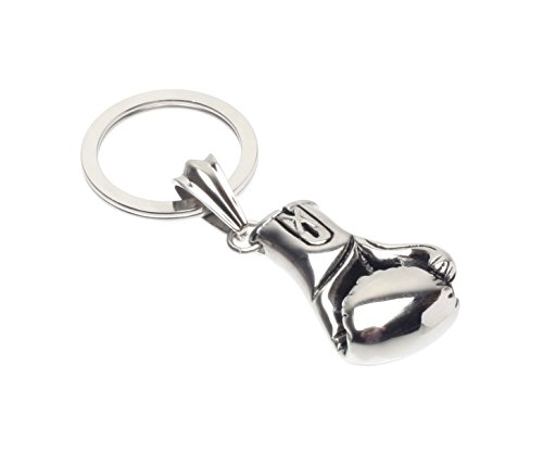 Ruth&Boaz Boxing Glove Style Stainless Steel Strong Key Holder Key Ring Key Chain