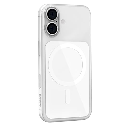 Image of GRIPP Native Case Compatible with Mag-Safe for iPhone 17 | 6ft Drop-Tested with D30 Technology, 360 Protection, Scratch-Resistant, Raised Camera Edges, Metallic Buttons Back Cover - White