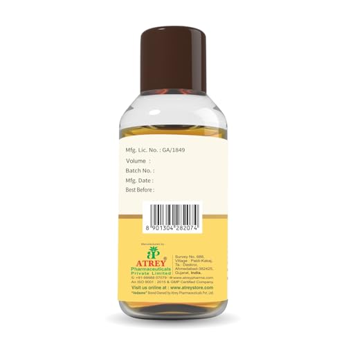 Image of 100% Pure Natural Cold Pressed Castor Oil 100ml (Pack of 1)