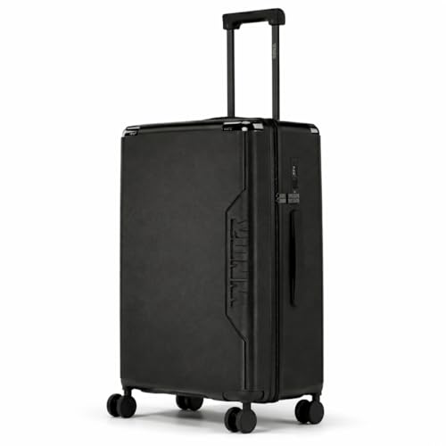 Image of WNTR Dawn X Medium Luggage 75L, Lightweight Hard Shell Carry On Trolley Bag with TSA Lock, 360 Spinner Wheels, Lightweight Trolley Bags for Travel (Obsidian Black)