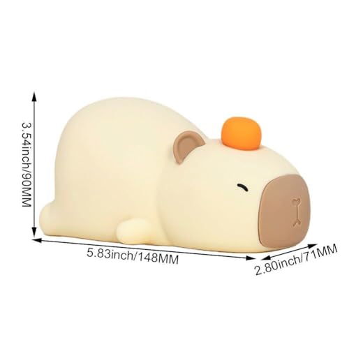 Veilleuse capybara pour illuminer doucement la table de chevet bébé