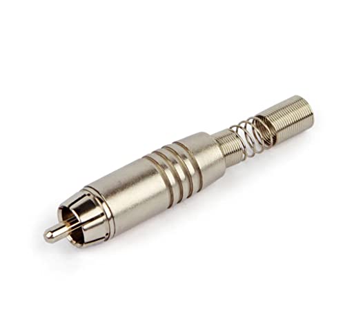 PLUG RCA AUDIO/VIDEO NINJA COM MOLA - SANTO ANGELO