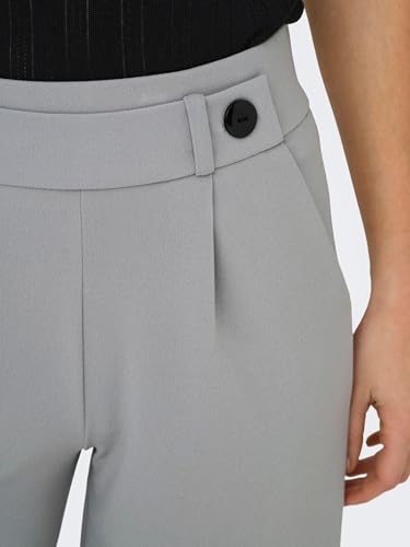 JDY Damen Jdygeggo New Long Pant JRS Noos Hose Mit Weitem Beinschnitt, Formal Gray, M / 32L EU