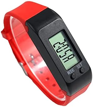 Fitness Tracker Watch Activity Tracker Accurate Step Counter for Walking with Large Digital Display Waterproof Pedometer for Men Women Red Fitness Tracker Watch Activity Tracker Accurate Step Counter for Walking with Large Digital Display Waterproof Pedometer for Men Women Red