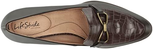 LifeStride Womens Devyn 2 Block Heel Loafer Dark Chocolate 10 M | Image 4