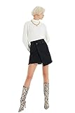 Trendyol Black Asymmetric-Falda Vaquera, Negro, 36 para Mujer