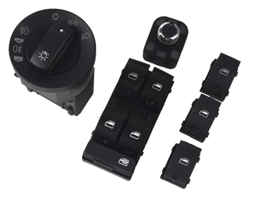 Bouton phare et panneau interrupteur fenêtre électrique pour auto B6 B7