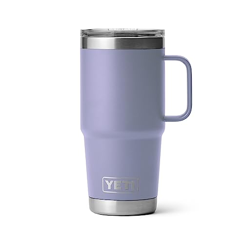 Image of YETI Rambler 20 oz Travel Mug, Stainless Steel, Vacuum Insulated with Stronghold Lid