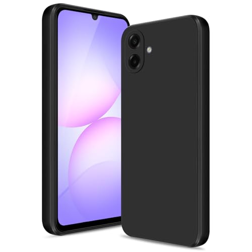 Btstring Silicone Case for Samsung Galaxy A07 4G / 5G, Black