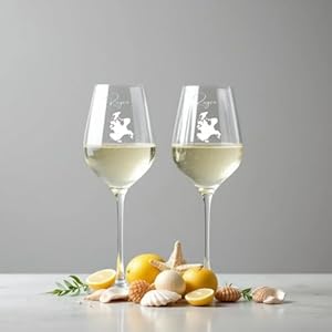 BigTrend24 Weinglas, Rügen mit Karte, 23 cm Höhe, Spülmaschinengeeignet, Made in Germany