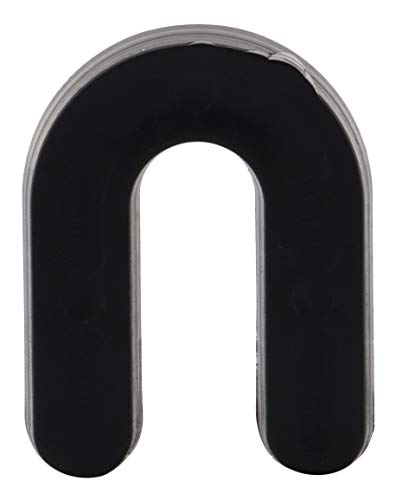Black 1/4" X 2" Plastic Horseshoe Shims Pack Of 100 #TOP3