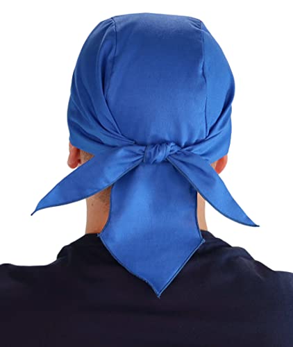 Sparkling EARTH - Grand Royal Blue Skull Cap Extra Deep Large Cotton Skull Cap - NO Sweatband - 100% Cotton - Made in USA!