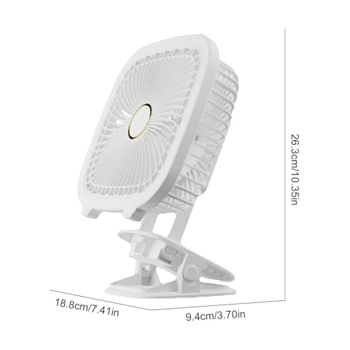 Ventilateur à clips USB multifonctionnel et mini ventilateur de bureau - 6