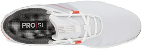 FootJoy Men's Pro|sl Sport Golf Shoe, White/Orange, 11 | Image 4