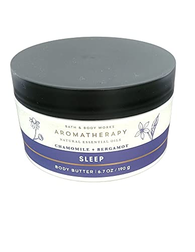 Bath and Body Works Aromatherapy Chamomile and Bergamot Body Butter - SLEEP 6.7 oz (Chamomile + Bergamot) 6.70 Ounce (Pack of 1)